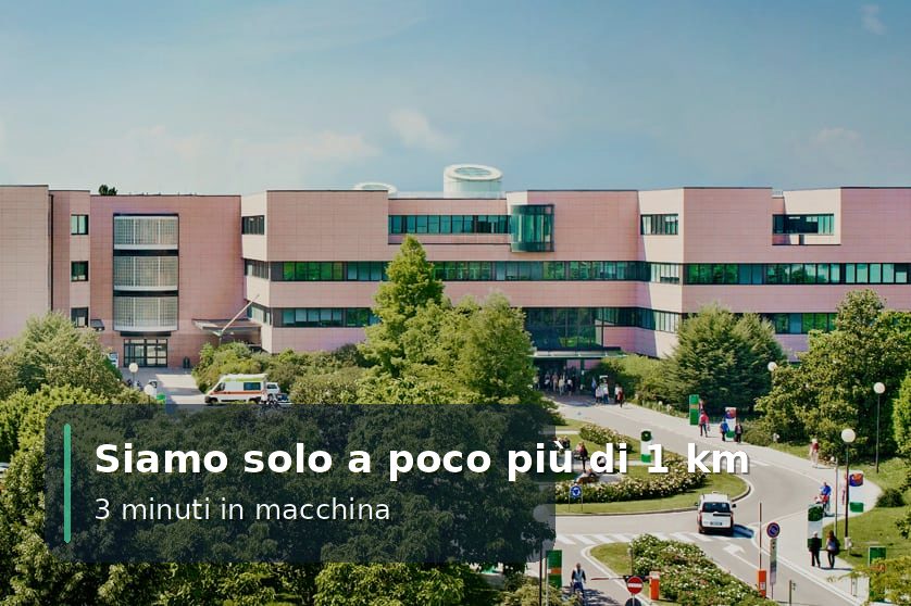 IRCCS Humanitas Rozzano a 1 km dalle nostre case